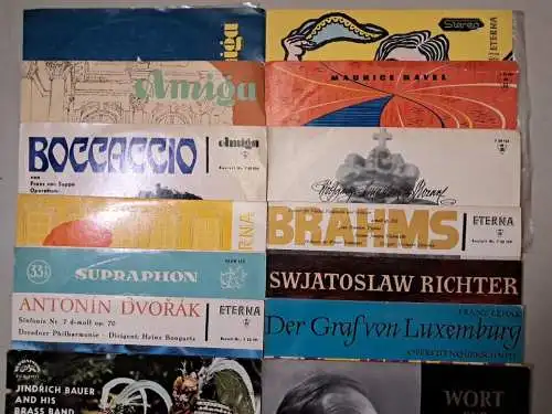 20 verschiedene Klassik Schallplatten 10" LP: Offenbach, Strauss, Ravel, Richter