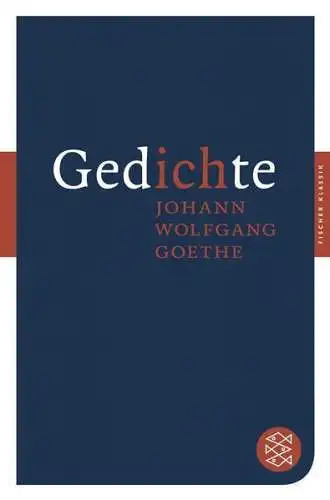 Buch: Gedichte, Johann Wolfgang von Goethe, 2008, FISCHER Taschenbuch