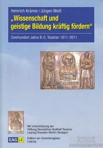 Buch: Wissenschaft und geistige Bildung kräftig fördern, Krämer. EAGLE, 2011