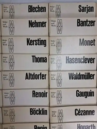 50 x Maler und Werk, Kunstheftreihe, Malerei, 50 Hefte, Konvolut, Sammlung