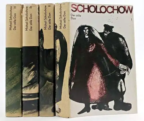 Buch: Der stille Don 1.-4. Buch, Scholochow, Michail. 4 Bände, 1967, gebraucht