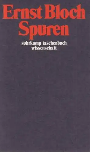 Buch: Spuren. Bloch, Ernst, 2000, Rowohlt Taschenbuch Verlag, Werkausgabe Band 1