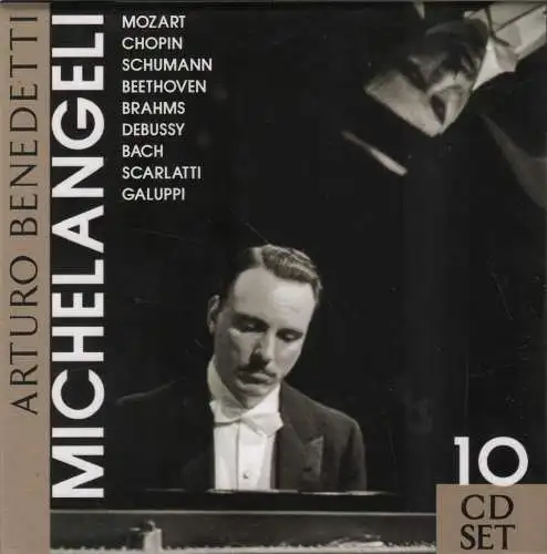 CD-Box: Arturo Benedetti Michelangeli, 10 CDs, Mozart. Chopin. Schumann. u.a.