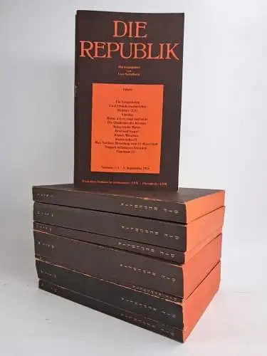 8 Bände Die Republik 1976-1987, Uwe Nettelbeck, Nr. 1-27, 34-40, 79-81