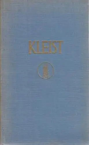 Buch: Heinrich von Kleist, 1927,  Deutsche Dichter-Gedächtnis-Stiftung