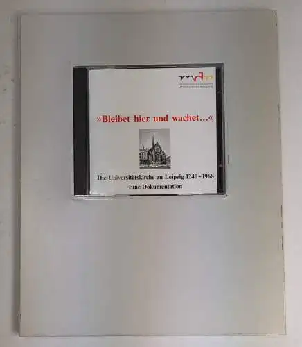 Buch: Universitätskirche Leipzig - Ein Streitfall, 1992, mit Doppel-CD