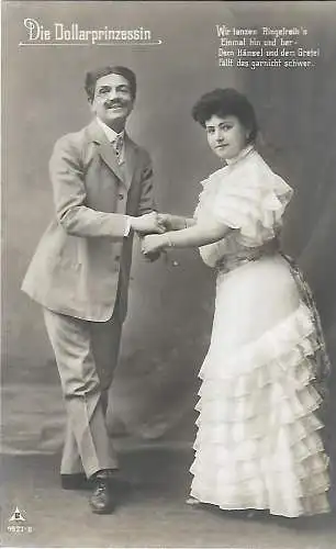 AK Die Dollarprinzessin. Emmy Horst. ca. 1907, Oper, gebraucht, gut