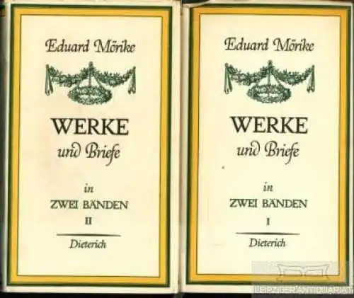 Sammlung Dieterich 208/9, Werke und Briefe, Mörike, Eduard. 2 Bände, 1957