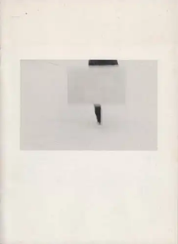 Heft: Christian Vogt - Notierte Zufälle und fotografische Notizen, 1982 signiert