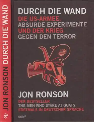 Buch: Durch die Wand, Jon Ronson, 2008, Salis Verlag, Die US-Armee, Terror