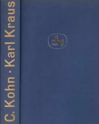 Buch: Karl Kraus, Kohn, Caroline, 1966, J. B. Metzlersche Verlagsbuchhandlung