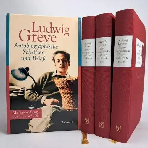 Buch: Autobiographische Schriften und Briefe, Ludwig Greve, Wallstein, 3 Bände