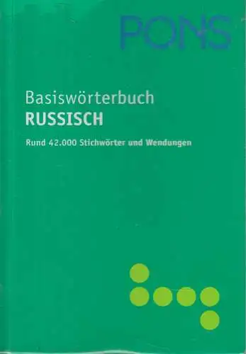 Buch: PONS Basiswörterbuch Russisch, Alexeenkova, Natalia, 2004, Pons Verlag