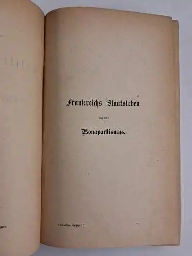 3 Bücher Historische und politische Aufsätze, Heinrich von Treitschke, Hirzel