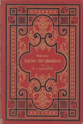 Buch: Aus dem Tagebuche einer Haushälterin. Rothenburg, Adelheid v., 1885