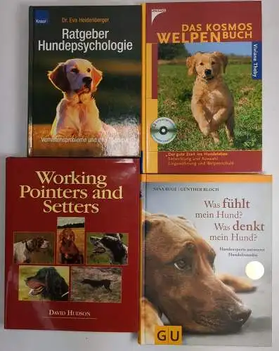 10 Bücher Hunde: Setter, Was fühlt mein Hund?, Welpenbuch, Hundepsychologie ...