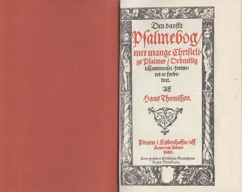 Buch: Psalmebog. Thomisson, Hans, 1968, Samfundet Dansk Kirkesang, in Dänisch