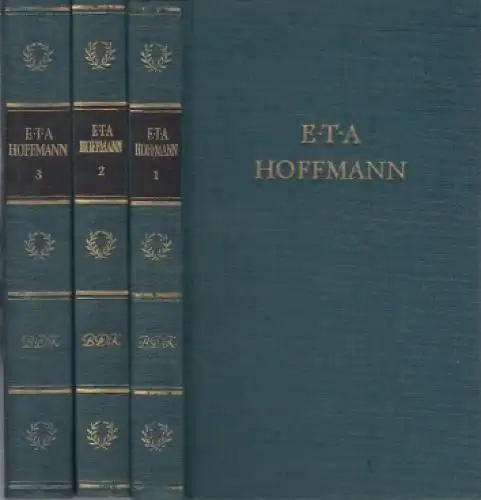 Buch: Werke in drei Bänden, Hoffmann, E.T.A. 3 Bände, 1976, Aufbau-Verlag