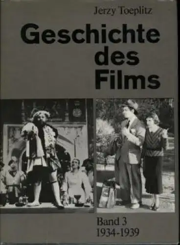 Buch: Geschichte des Films 1934-1939, Toeplitz, Jerzy. 1979, Henschel Verlag