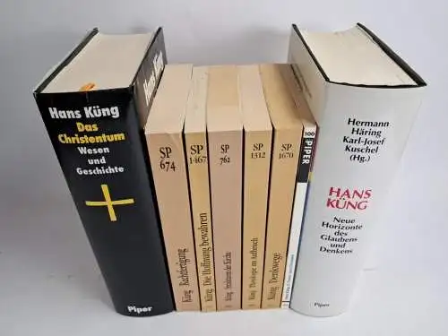 8 Bände Hans Küng: Denkwege, Das Christentum, Rechtfertigung, Theologie... Piper