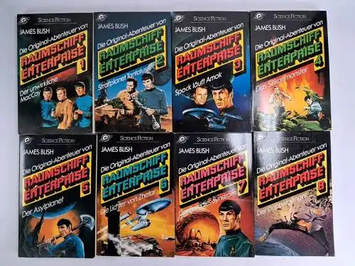 25 Bücher Raumschiff Enterprise, Nr. 1-17, 19-23, 26-28, Goldmann Verlag