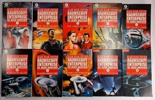 Buch: Raumschiff Enterprise - Die neuen Abenteuer 1-10, Alan D. Foster, Goldmann