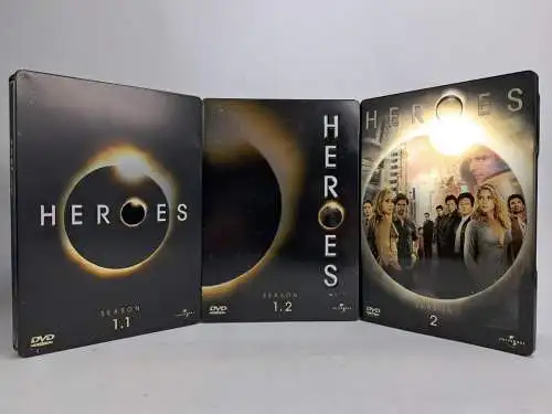 3 DVD-Boxen Heroes Staffel 1.1 / 1.2 / 2, Hayden Panettiere, Milo Ventimiglia