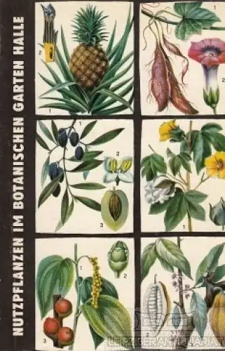 Buch: Nutzpflanzen im botanischen Garten Halle, Ebel, Friedrich. 1977