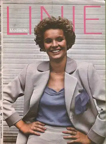 Die modische Linie. 21. Jahrgang, Heft 4, Oktober/November/Dezember 1989