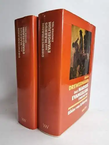 Buch: Das Markusevangelium 1+2, Eugen Drewermann, 1989, Walter-Verlag, 2 Bände