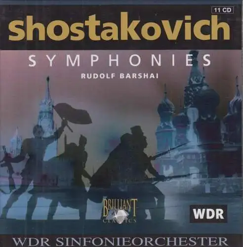 CD-Box: Dmitri Shostakovich, Symphonies. 11 CDs, gebraucht, gut