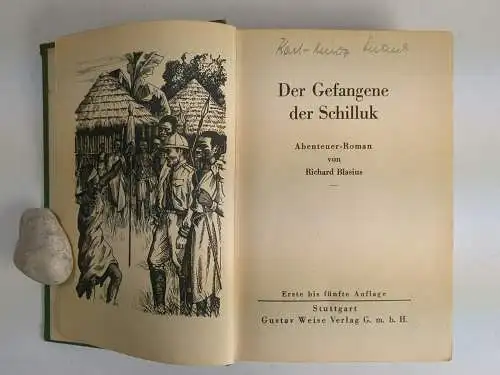 Buch: Der Gefangene der Schilluk, Abenteuer-Roman, Richard Blasius, Gustav Weise