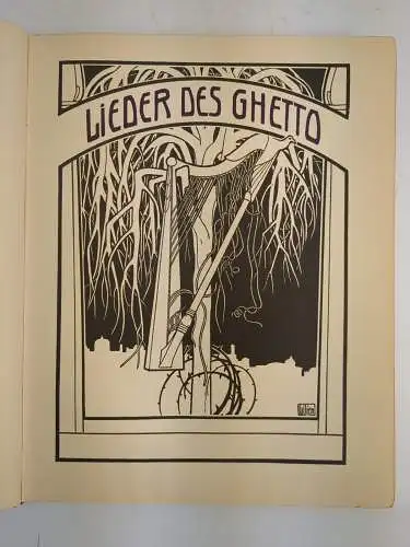 Buch: Lieder des Ghetto, Rosenfeld, Morris, 1920, Benjamin Harz Verlag, gut