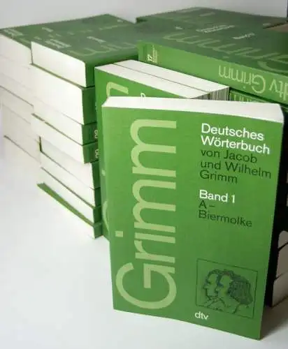 Buch: Deutsches Wörterbuch von Jacob und Wilhelm Grimm in 33 Bänden, vollständig