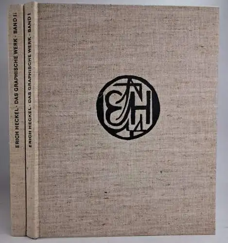 Buch: Erich Heckel - Das graphische Werk Band I+II, 1974, Ernest Rathenau, 2 Bde