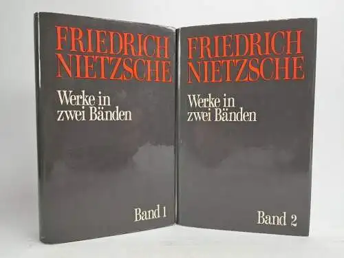 Buch: Friedrich Nietzsche - Werke in zwei Bänden, Bertelsmann, 2 Bände