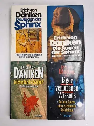 14 Bücher Erich von Däniken, Prä-Astronautik, Außerirdische, Götter, Altertum