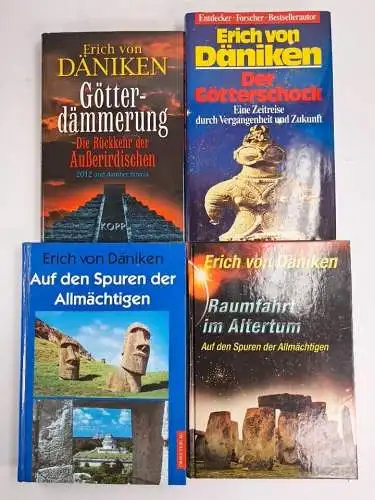 14 Bücher Erich von Däniken, Prä-Astronautik, Außerirdische, Götter, Altertum