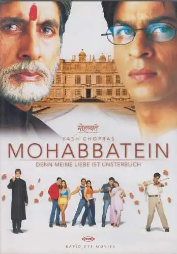 DVD: Mohabbatein, 2006,  Yash Chopra, Shah Rukh Khan, gebraucht, gut