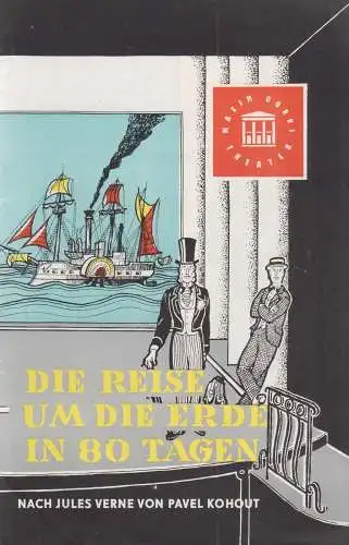 Programmheft 50: Die Reise um die Erde in 80 Tagen. 1962, Maxim Gorki Theater