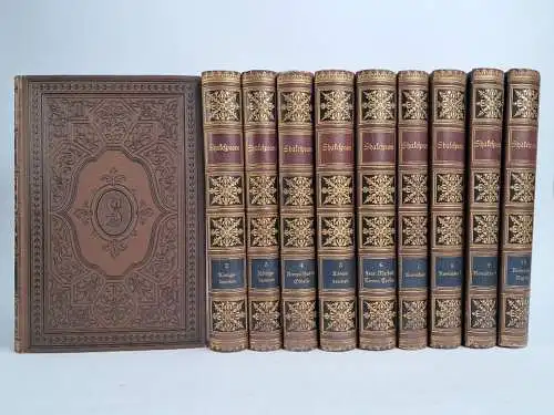 Buch: William Shakespeares Werke 1-10, Bibliographisches Institut, 10 Bände