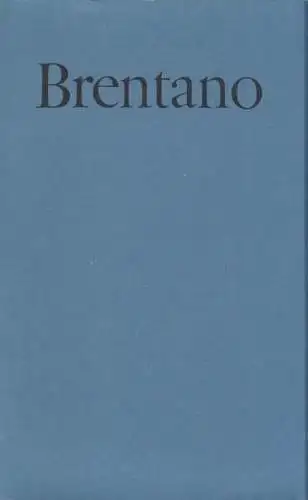 Buch: Werke in einem Band, Brentano, Clemens, Buchclub Ex Libris, gebraucht, gut