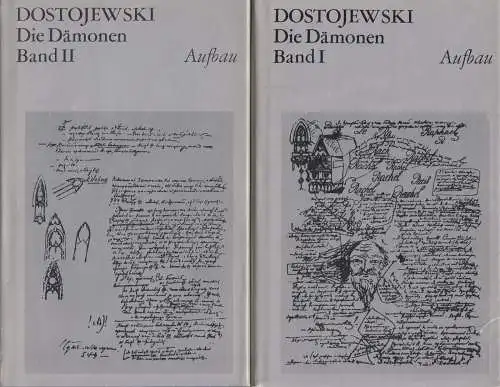 Buch: Die Dämonen, Dostojewski, Fjodor. 2 Bände, 1985, Aufbau Verlag