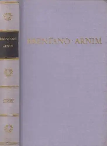 Buch: Werke in einem Band, Brentano, Clemens / Arnim, Ludwig Achim von. 1973