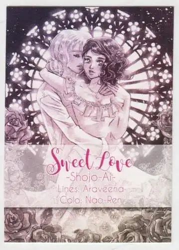 Sammelkarte: Sweet Love, Shojo-Ai, Araveena, Jennifer N., Nao-Ren, Manga, Anime