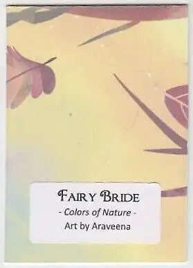 Sammelkarte: Fairy Bride, Colors of Nature, Araveena, Jennifer N., Manga, Anime