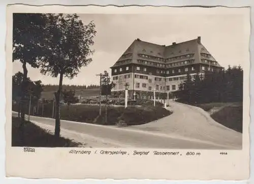 AK Altenberg i. Osterzgebirge, Berghof Raupennest, Walter Hahn, ungelaufen