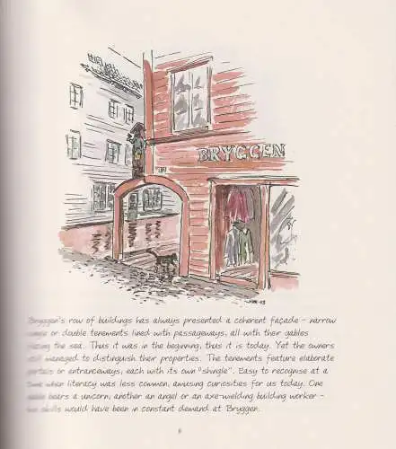 Buch: Bergen: Sketches of Bryggen, Schonfelder, Lotte, 2004, Mangschou