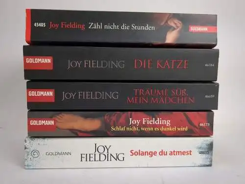 5 Bücher Joy Fielding: Katze, Träume süß, Zähl nicht die Stunden, Schlaf nicht..