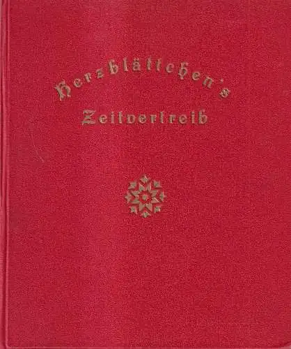 Buch: Herzblättchens Zeitvertreib. 15. Band, Gumpert, Thekla von (Hg.), Flemming